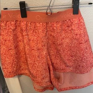 Outdoor voices relay shorts